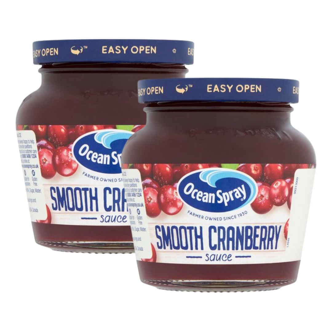 Ocean Spray Smooth Cranberry Sauce 250g - Pack 2