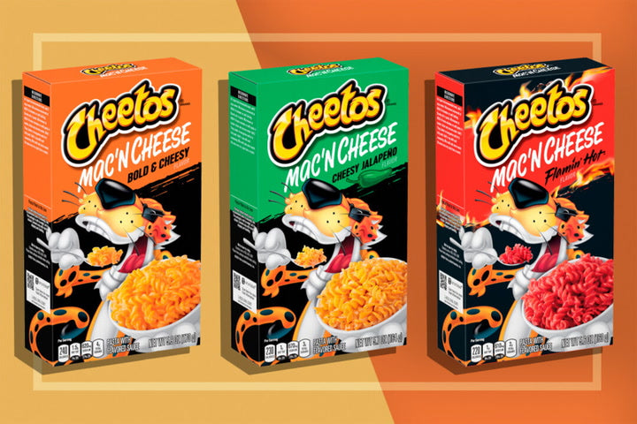 Wonderbox Cheetos Mac and Cheese - Flamin Hot, Jalapeño y Bold&Cheesy