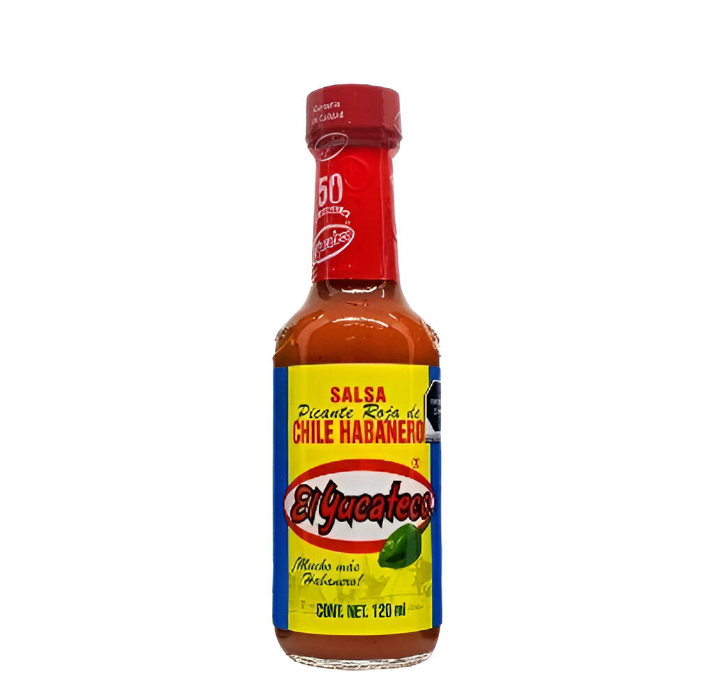 Yucateco salsa roja de habanero Pack 2