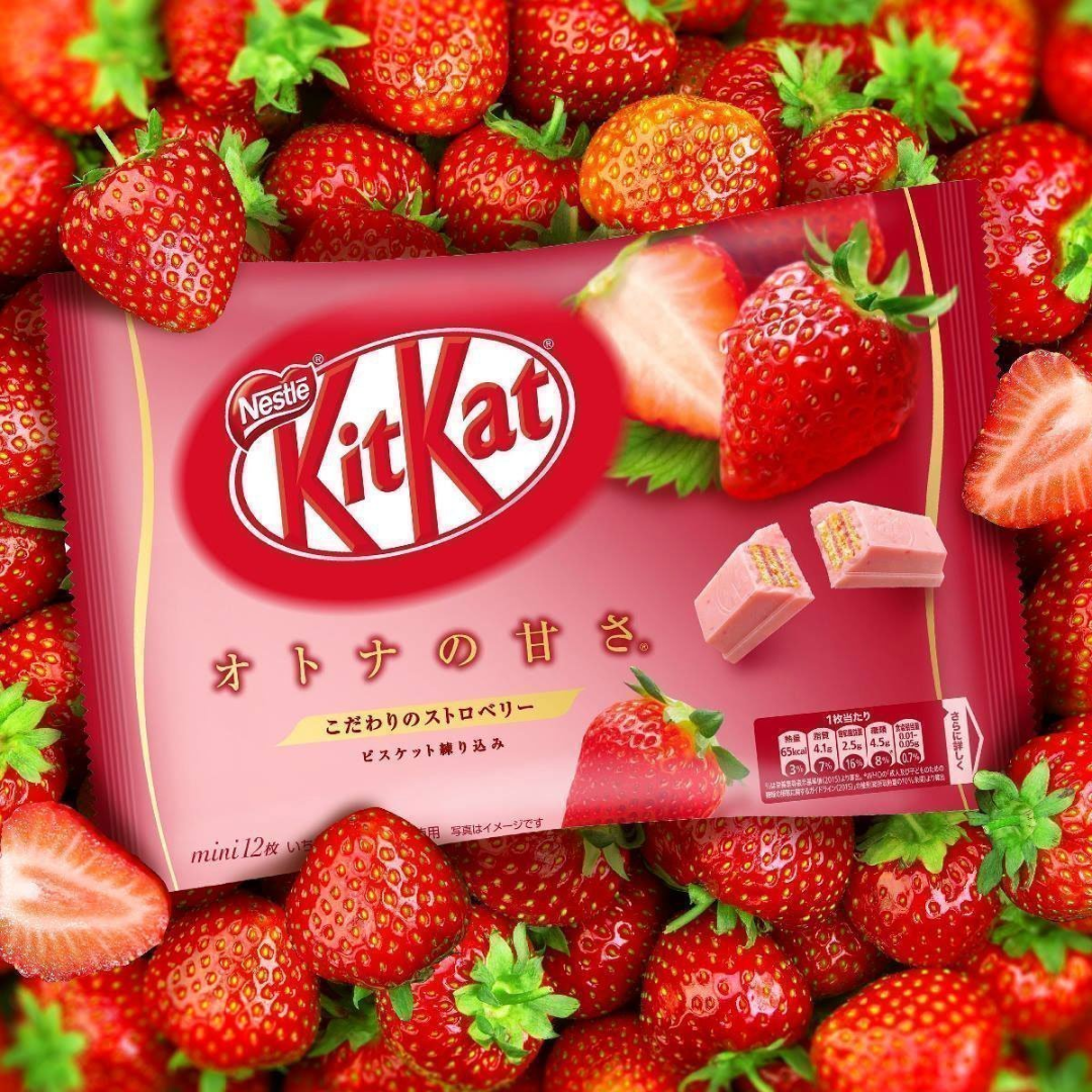 Kit Kat Fresa Japan mini 12 unidades - Imagen 3