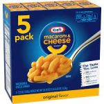 Kraft Mac&Cheese 206 gr - Pack de 5!