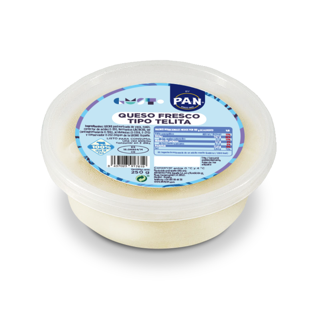 PAN Queso telita 250g