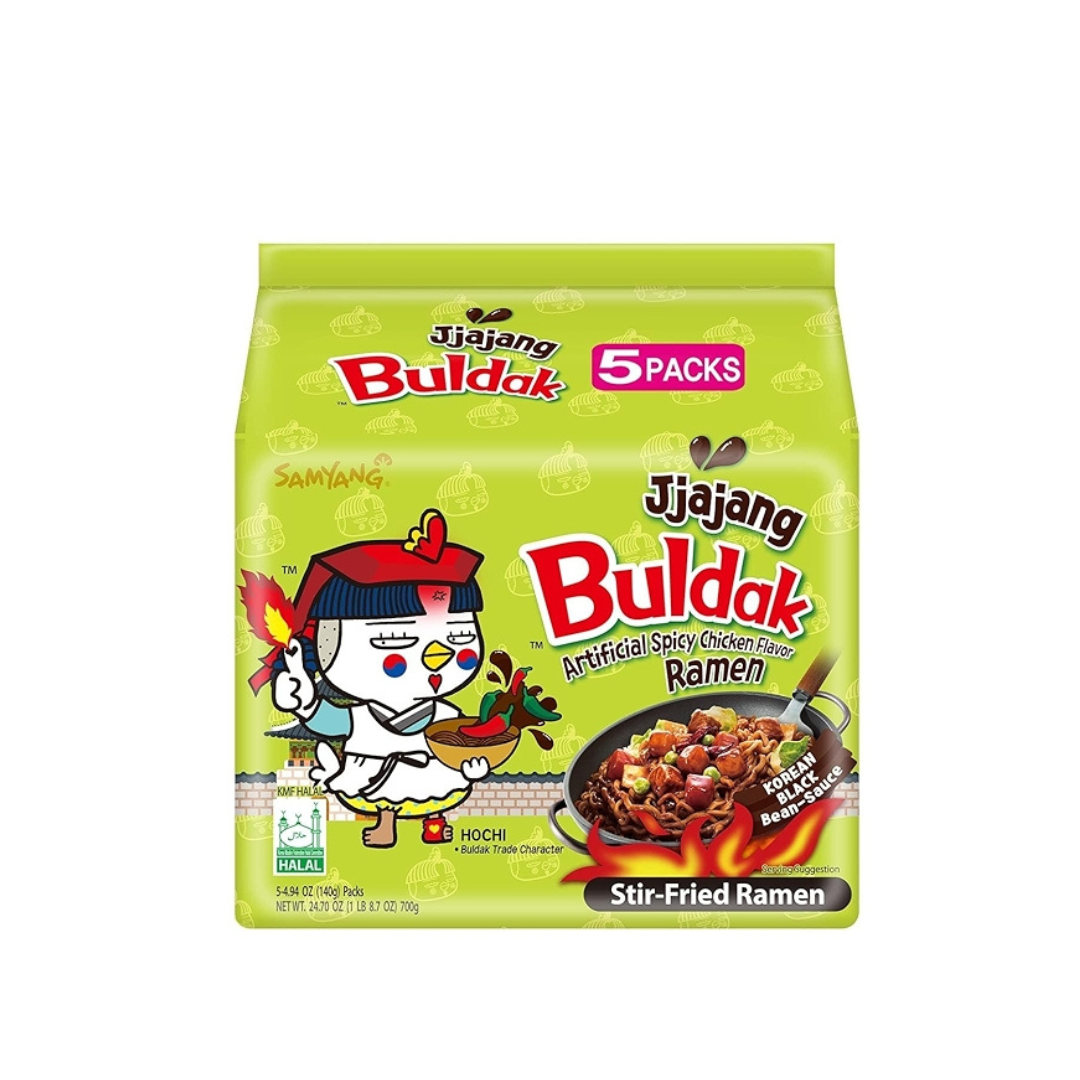 Buldak Jjajang ultrahot 700g-Pack 5