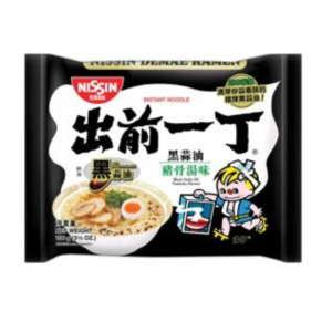 Nissin fideos ajo negro 100 gr