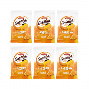 Goldfish Pack 6 Snack cheddar 35g- 100%Real Cheese