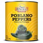 San Miguel Chiles Poblanos enteros 780g - En Salmuera