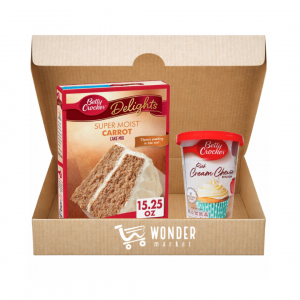 caja que incluye un pack de Betty Crocker