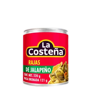 La Costeña Rajas de jalapeño verdes - 220g