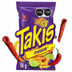 Takis Fuego Sabor Chile Y Limón 56g