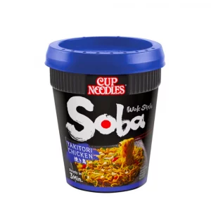 Nissin Soba Cup Yakitori Chicken 89gr - 1 ud