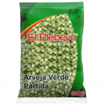 El plebeyo Arveja verde partida 500g