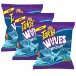 Takis Waves Blue Heat 70g - Pack 3