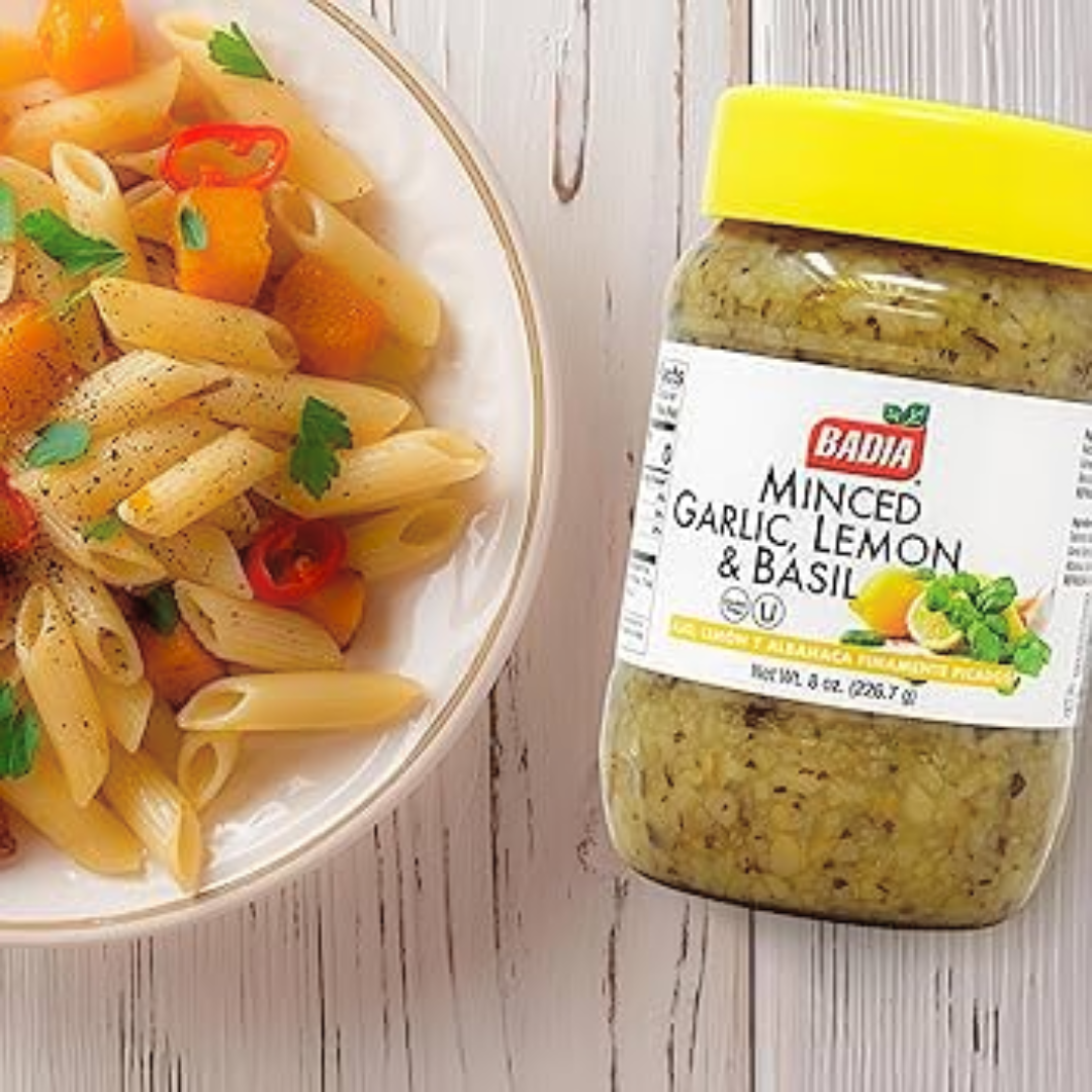 Badia Minced Garlic, Lemon & Basil 226.7gr - Imagen 2