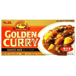 S&B Golden curry - pastilla de curry suave - 220g
