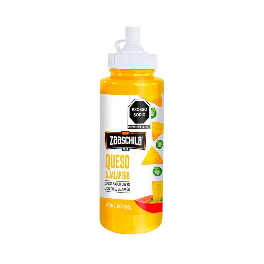Zaaschila Salsa de Queso y Jalapeño 265gr