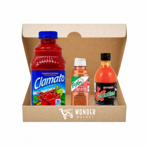 Wonderbox Michelada Clamato, Tajin, Valentina Negra