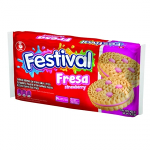 galletas de fresa marca Festival