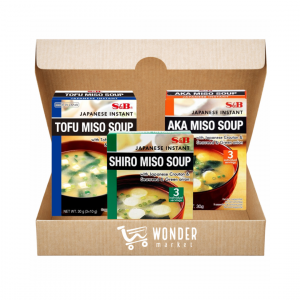 Wonderbox sopas japonesas instantáneas de miso - instant Japanese miso soups
