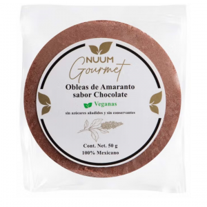 Nuum Gourmet - Obleas de Amaranto sabor chocolate