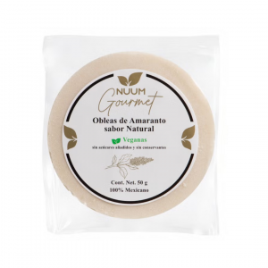 Nuum gourmet - Obleas de amaranto sabor natural