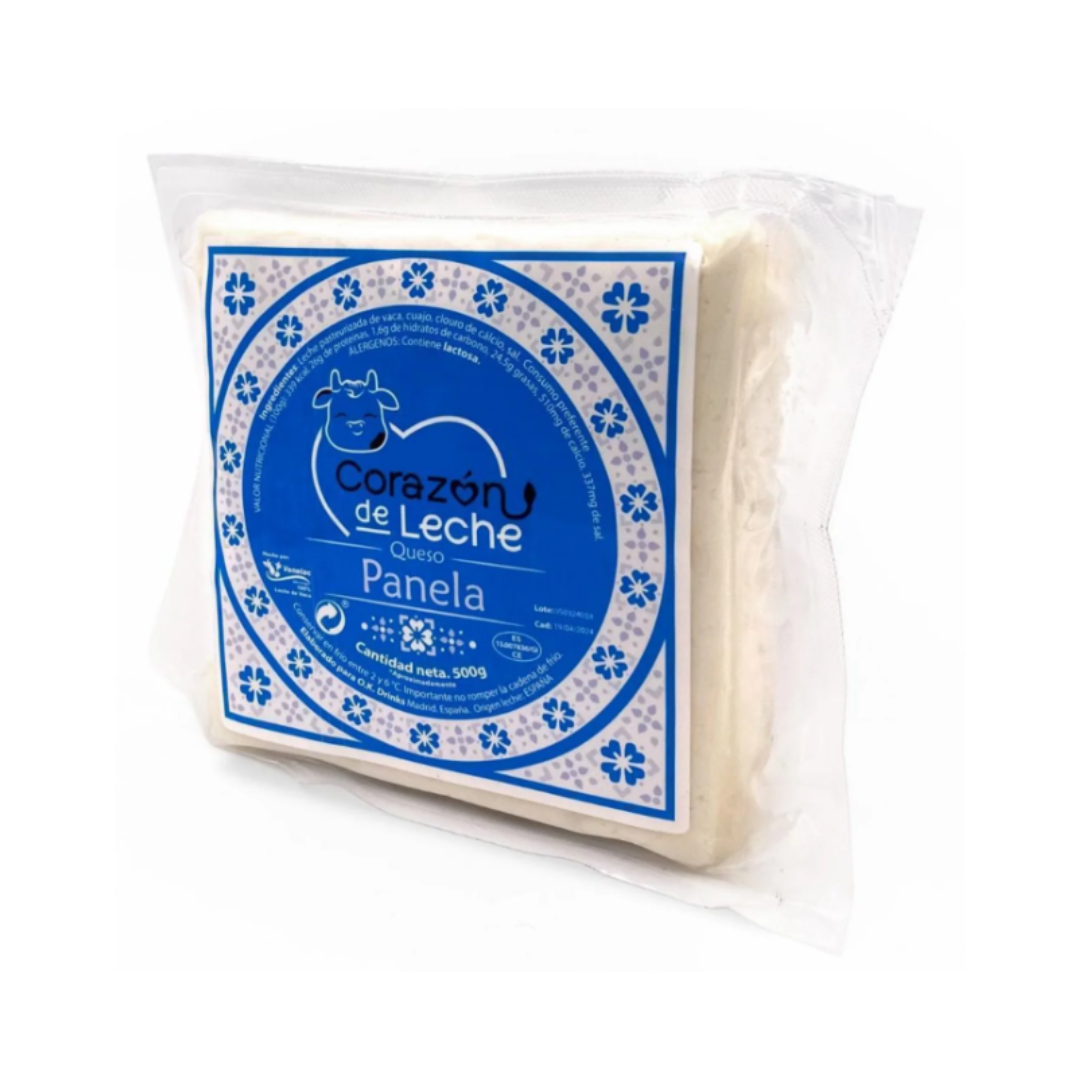 Queso Panela Corazón de Leche - 500g - Imagen 2