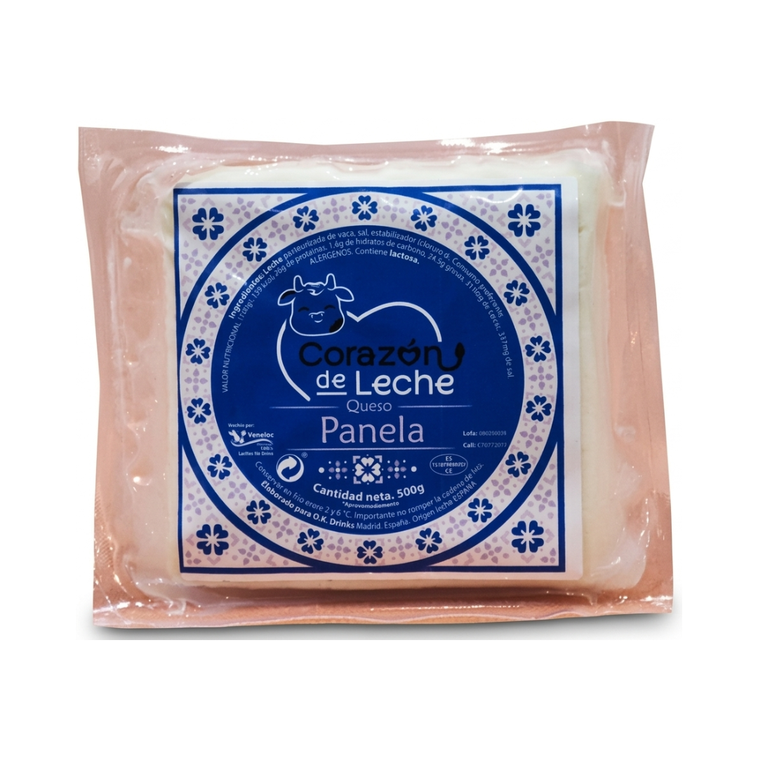 Queso Panela Corazón de Leche - 500g