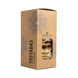 tostadas de maiz en una caja