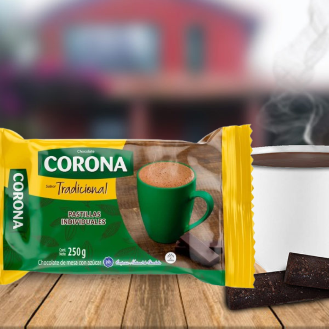 Chocolate Corona Tradicional 250g – Nutresa - Imagen 2
