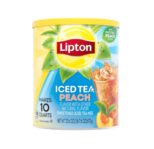 Lipton Peach Iced Tea – 10 Quart 670gr
