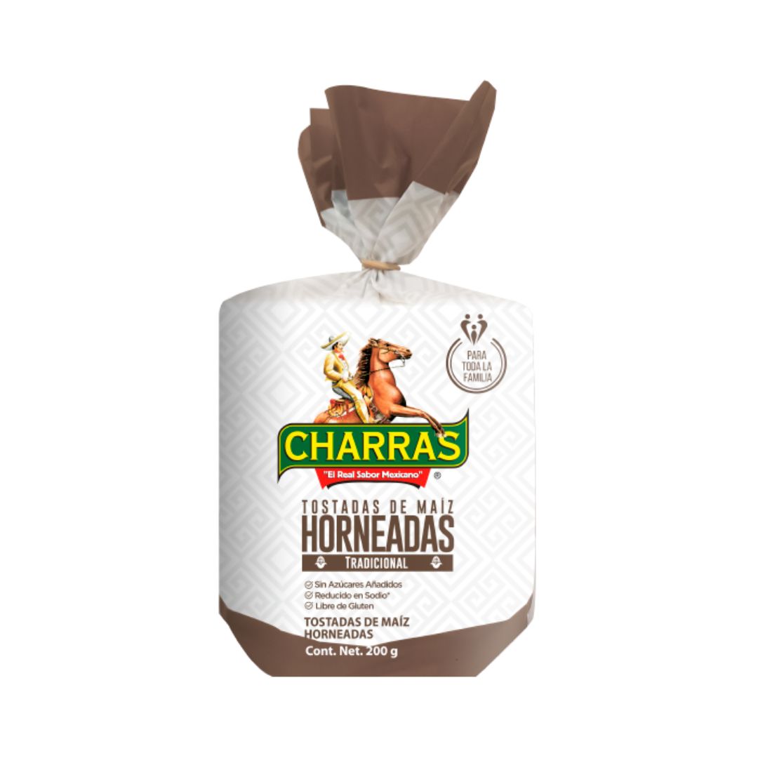 Charras Corn Tostada Bake 240g