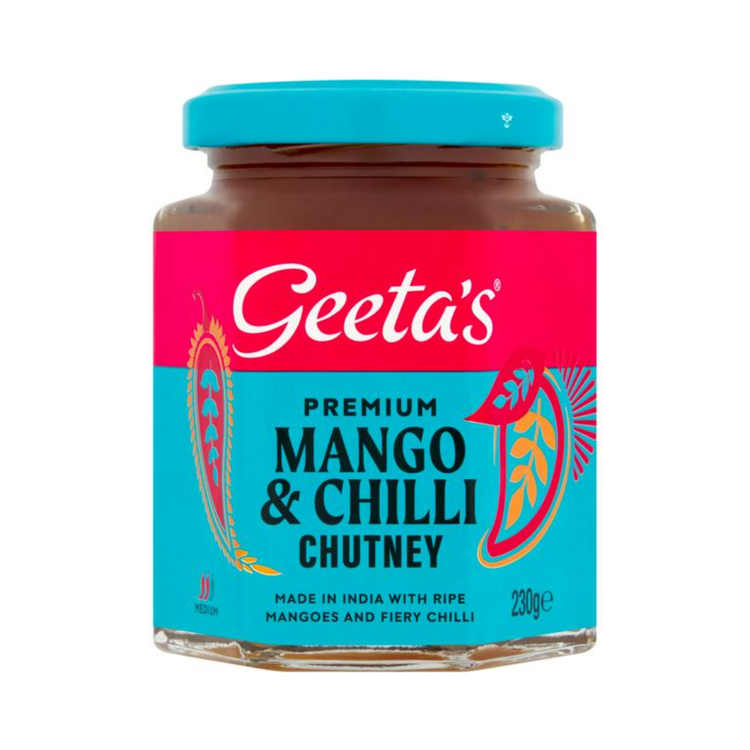 Geeta's Premium Mango Chutney & Chili 230g