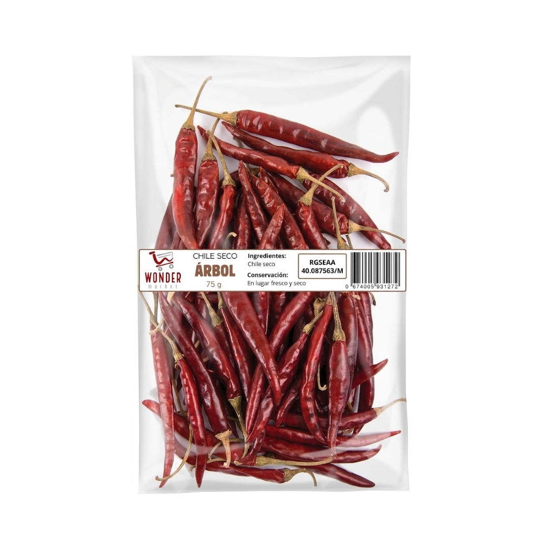 Chile Seco Árbol Wondermarket 75g