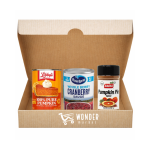 Pack Sabores de Otoño Pure Pumpkin +Cranberry Sauce + Pumpkin Pie